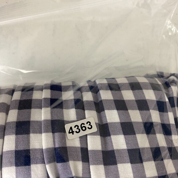 Draper James Kitty Dress Gingham Plaid Check Blue Womens Large Long Sleeves - Picture 9 of 9